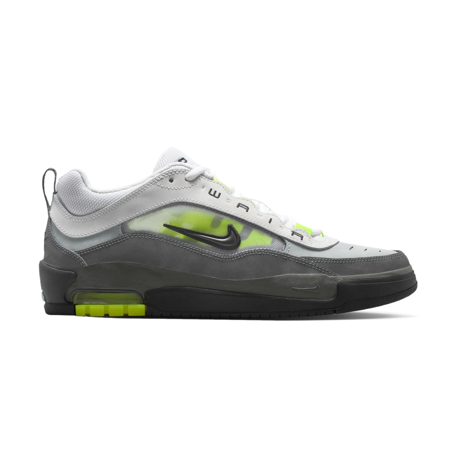 Nike SB Air Max Ishod Black/Neon Yellow-Anthracite-Lt Graphite - Venue Skateboards