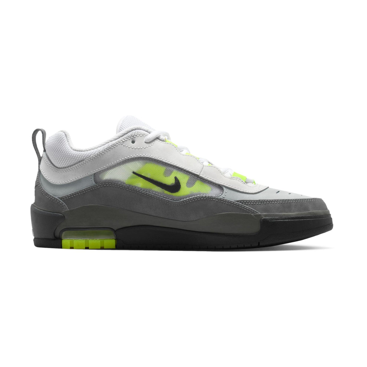 Nike SB Air Max Ishod Black/Neon Yellow-Anthracite-Lt Graphite - Venue Skateboards