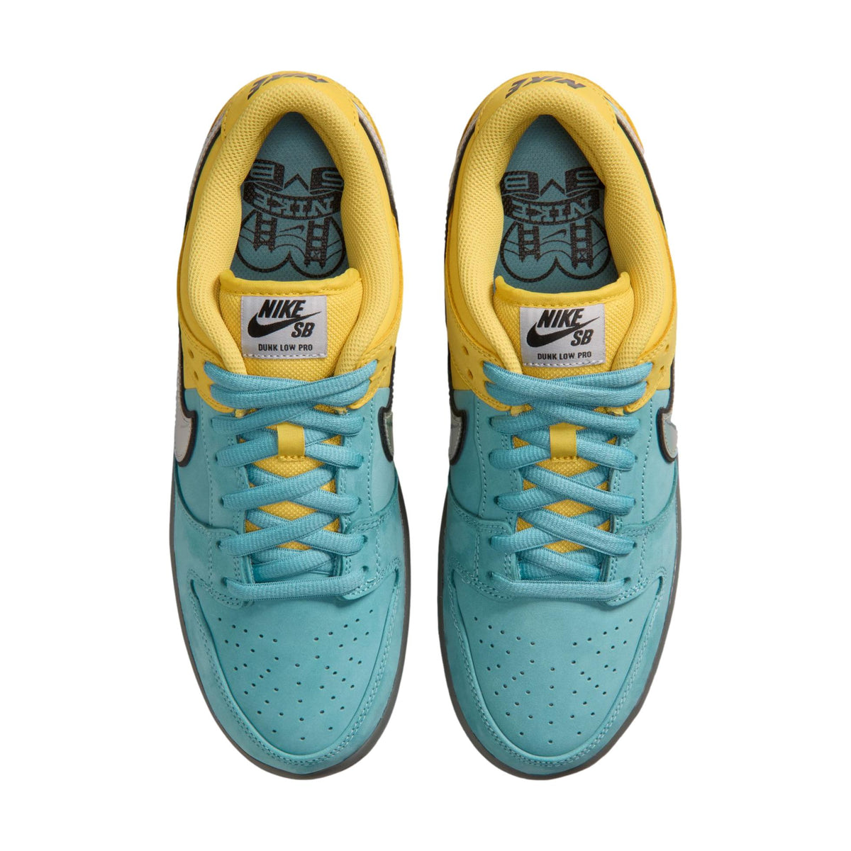 Nike SB Dunk Low Pro Lightning/Wolf Grey-Denim Turquoise - Venue Skateboards