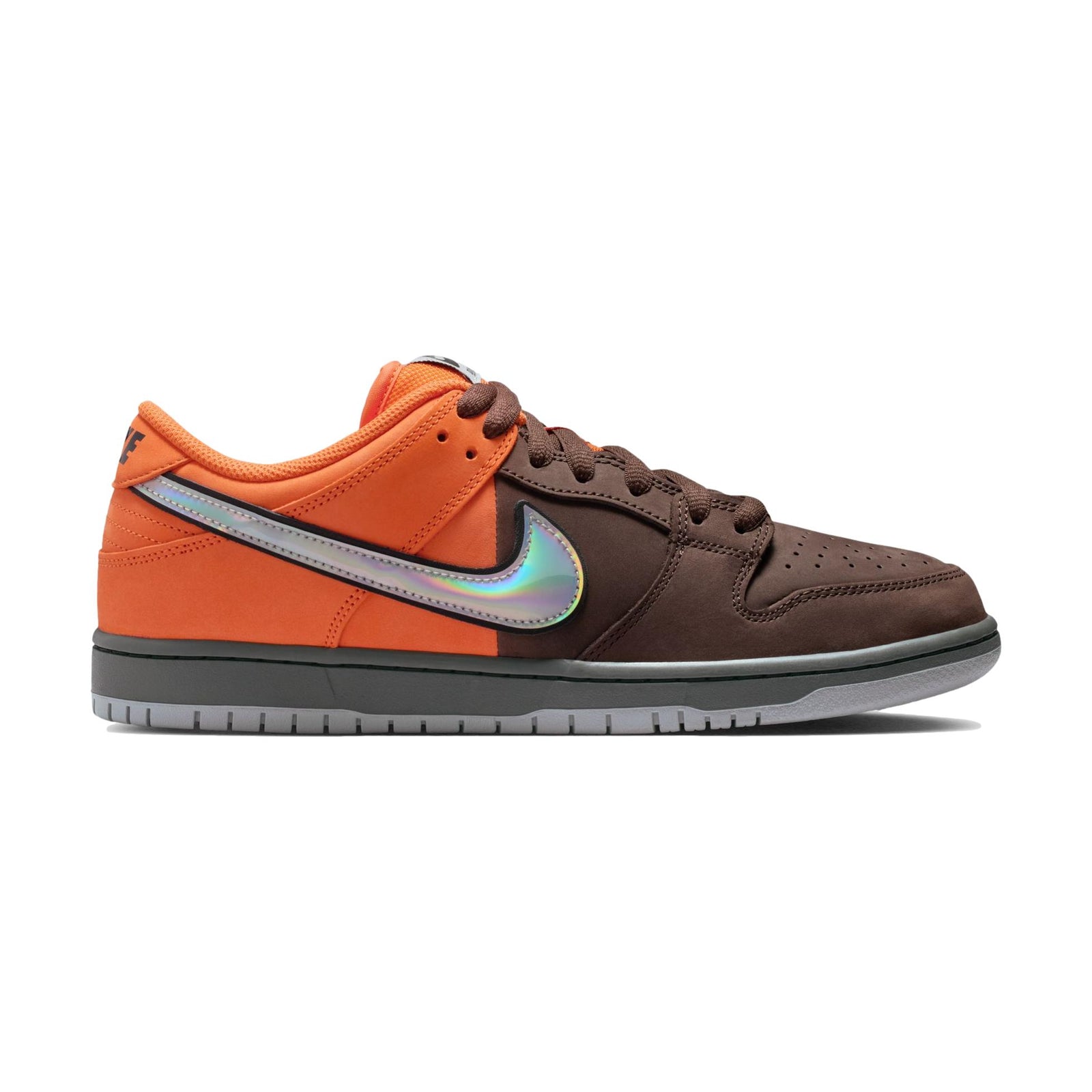 Nike SB Dunk Low Pro Safety Orange/Wolf Grey-Baroque Brown - Venue Skateboards