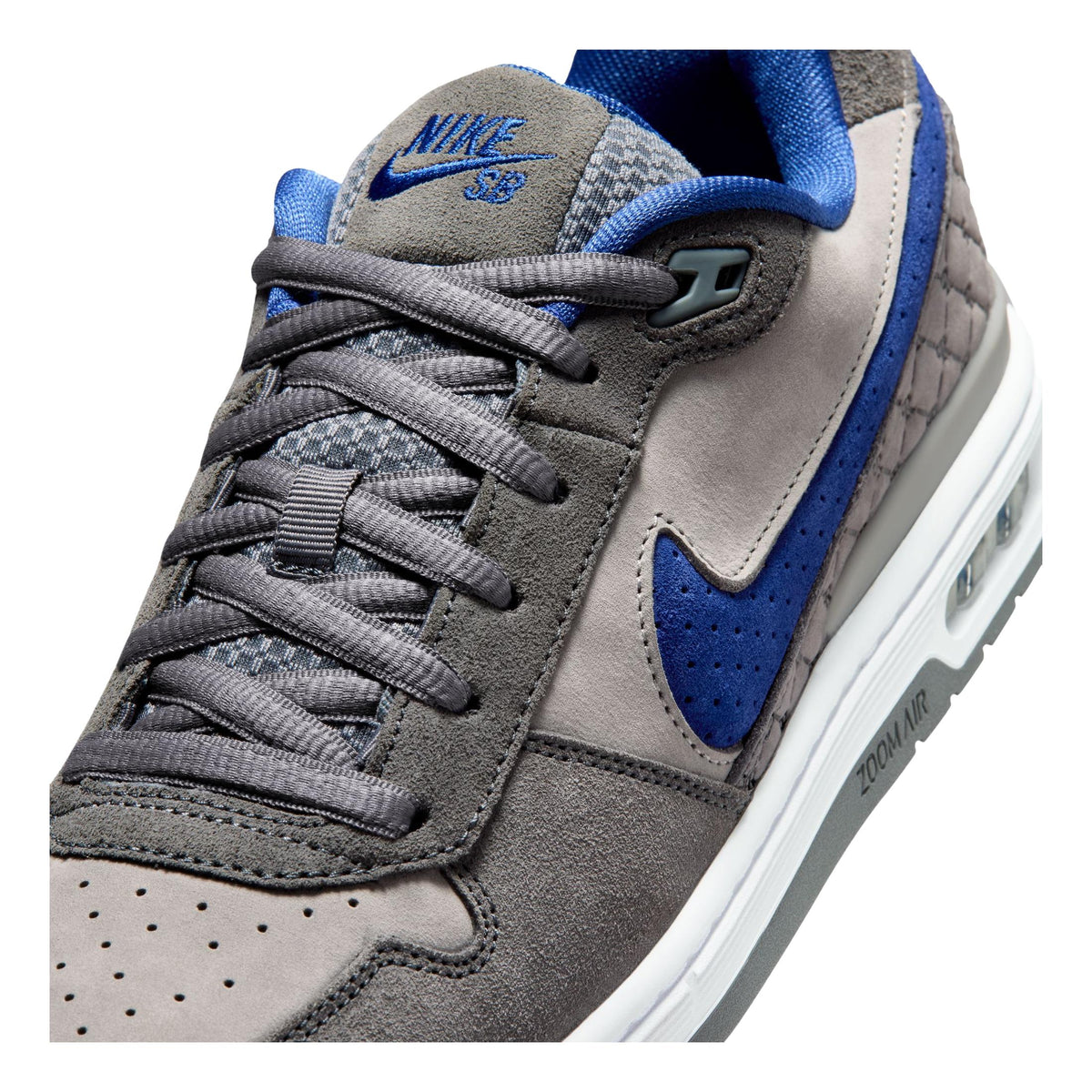 Nike SB Zoom Air Paul Rodriguez Low Flint Grey/Deep Royal Blue-Flint Grey - Venue Skateboards