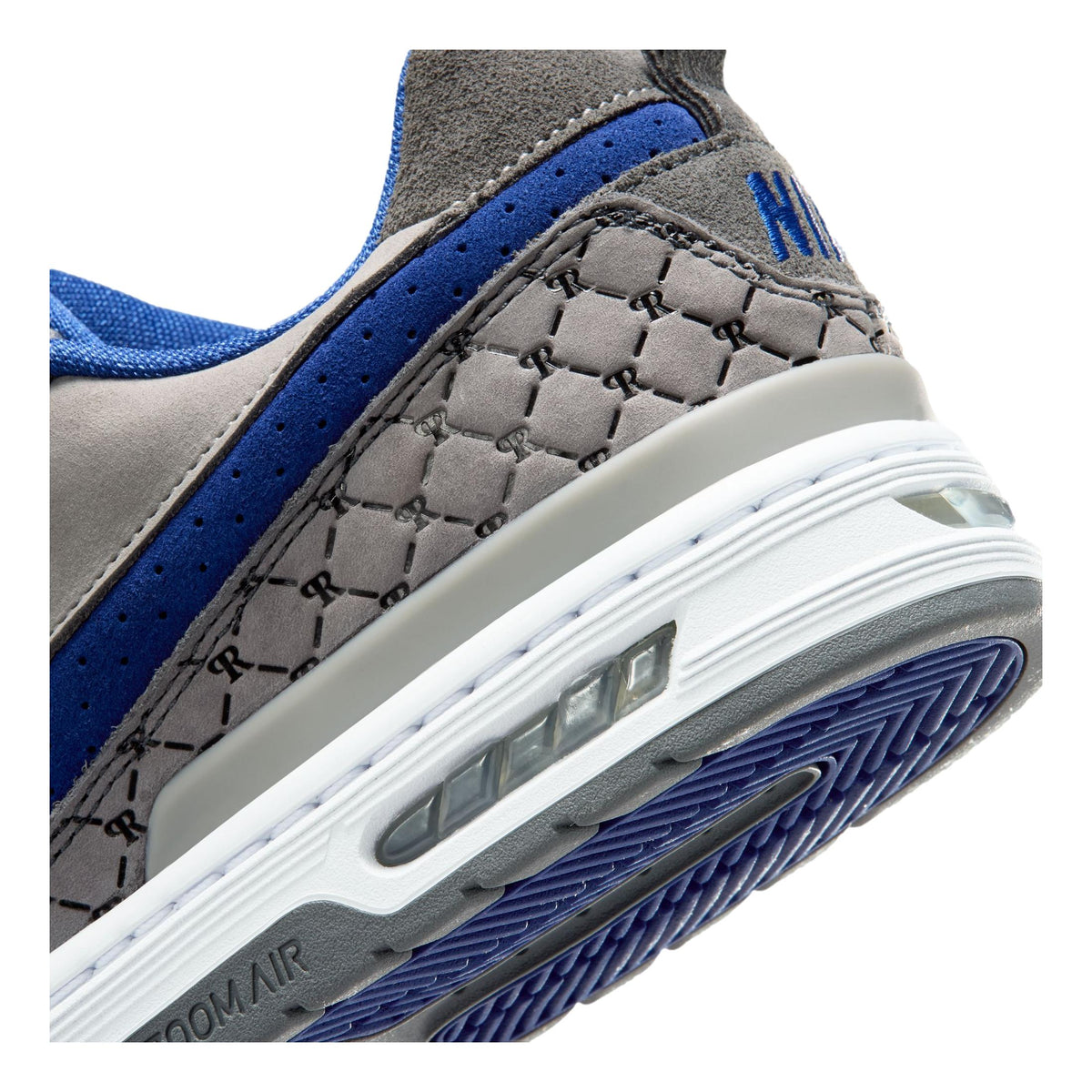 Nike SB Zoom Air Paul Rodriguez Low Flint Grey/Deep Royal Blue-Flint Grey - Venue Skateboards