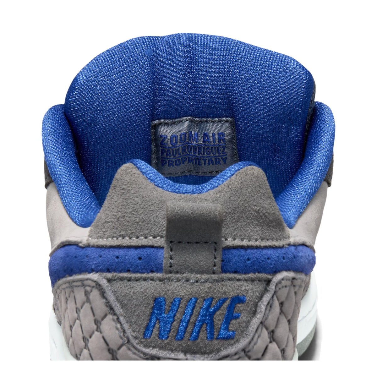 Nike SB Zoom Air Paul Rodriguez Low Flint Grey/Deep Royal Blue-Flint Grey - Venue Skateboards
