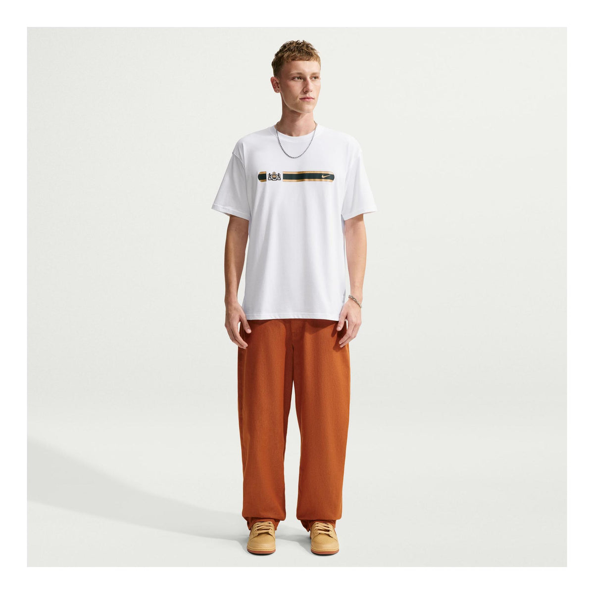 Nike SB "Champagne Dunk" Short Sleeve T-Shirt White - Venue Skateboards