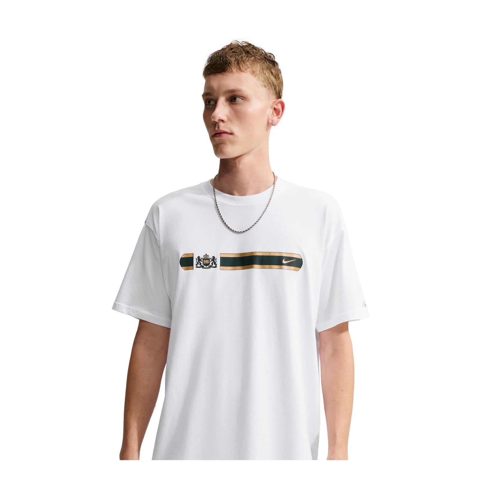 Nike SB "Champagne Dunk" Short Sleeve T-Shirt White - Venue Skateboards