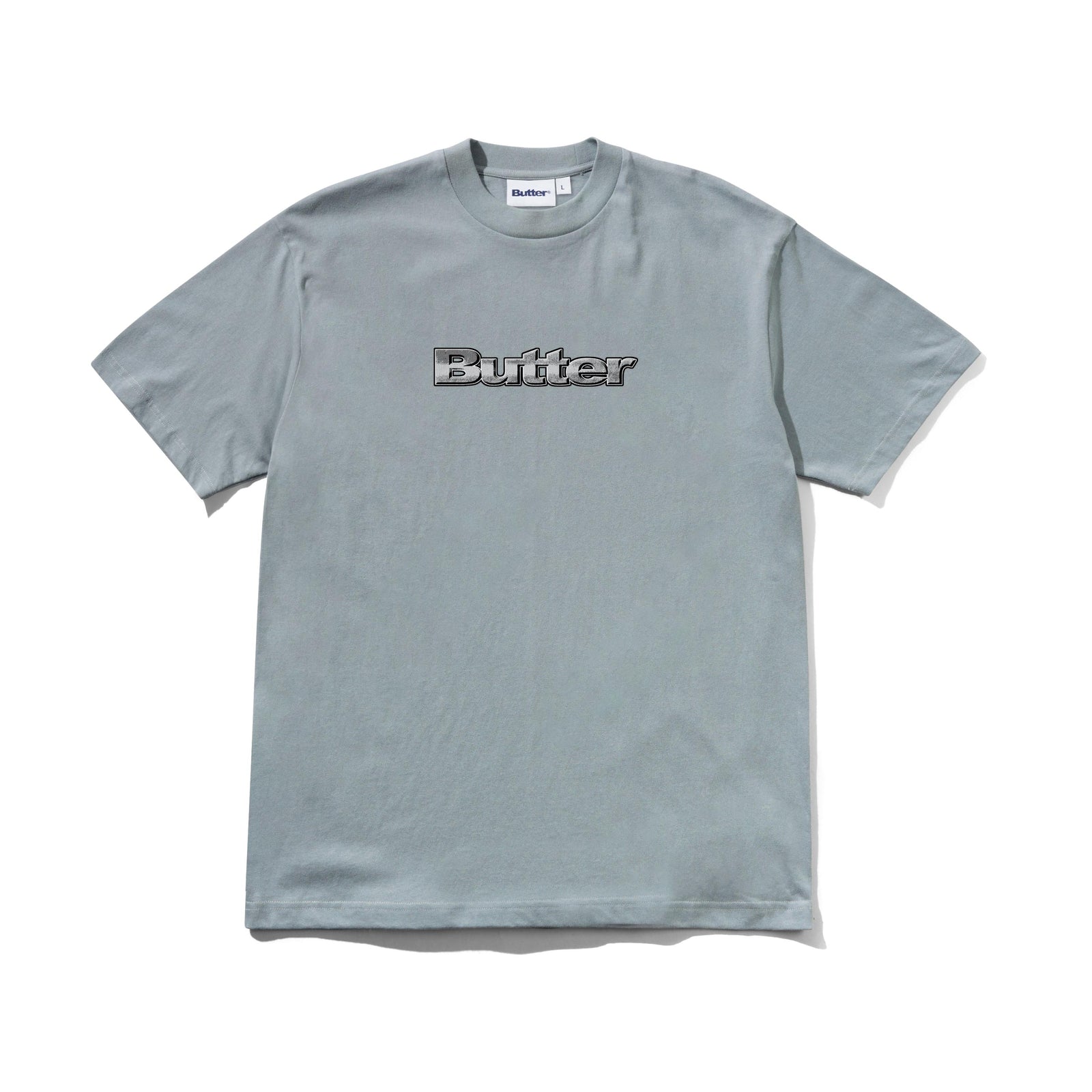 Butter Alloy Logo Tee Dull Ocean - Venue Skateboards