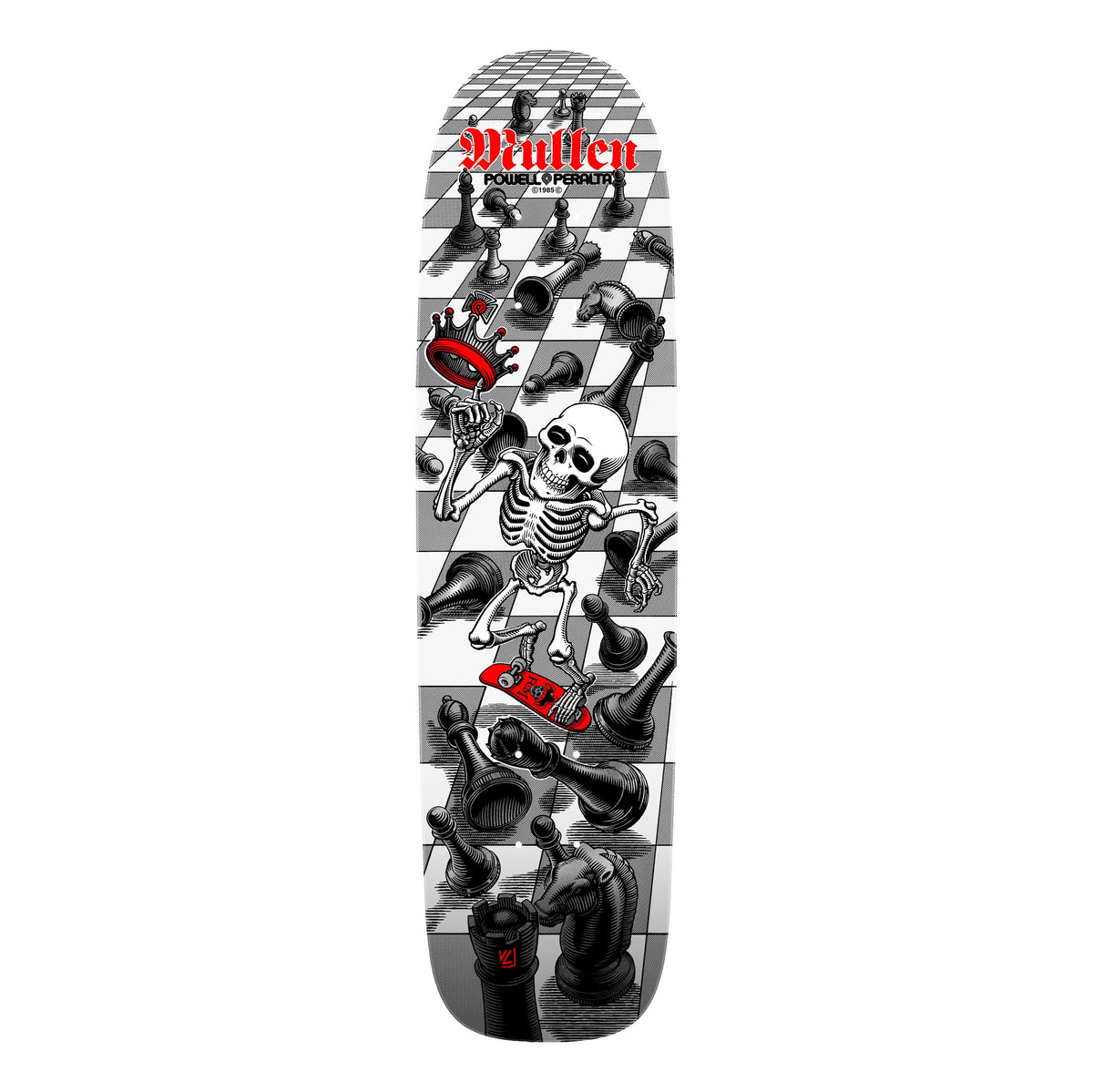 Powell Peralta Bones Brigade Rodney Mullen White Series 17 7.4" Reissue Deck - Venue Skateboards