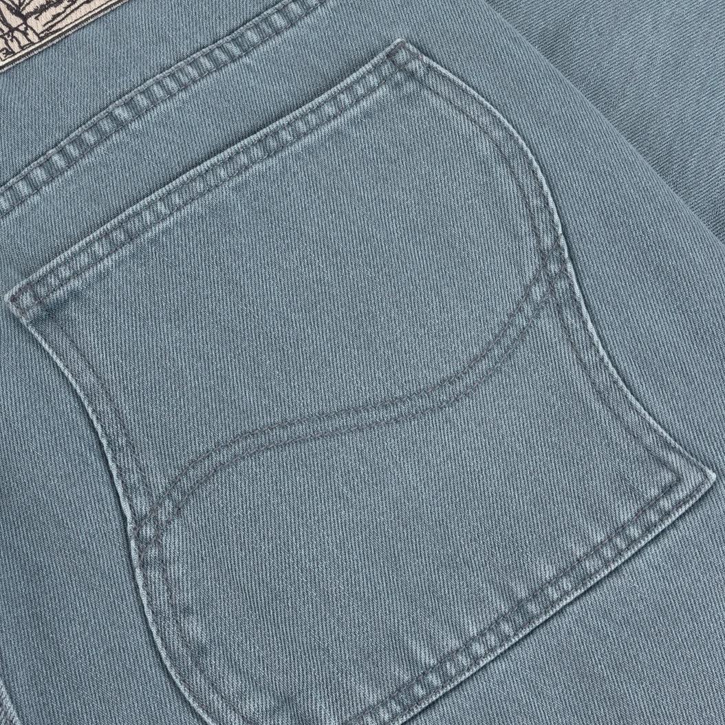 Dime Relaxed Denim Pants Steel Blue - Venue Skateboards