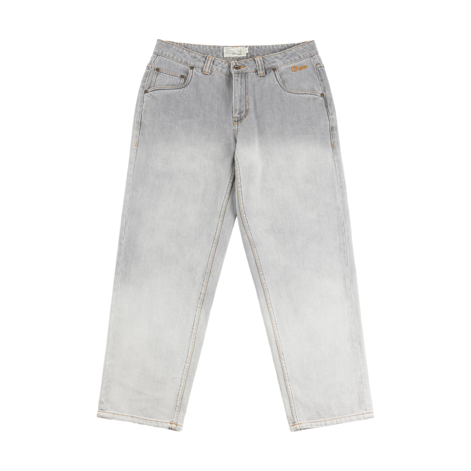 Dime Classic Relaxed Denim Pants Dipped Sandblasted Gray - Venue Skateboards