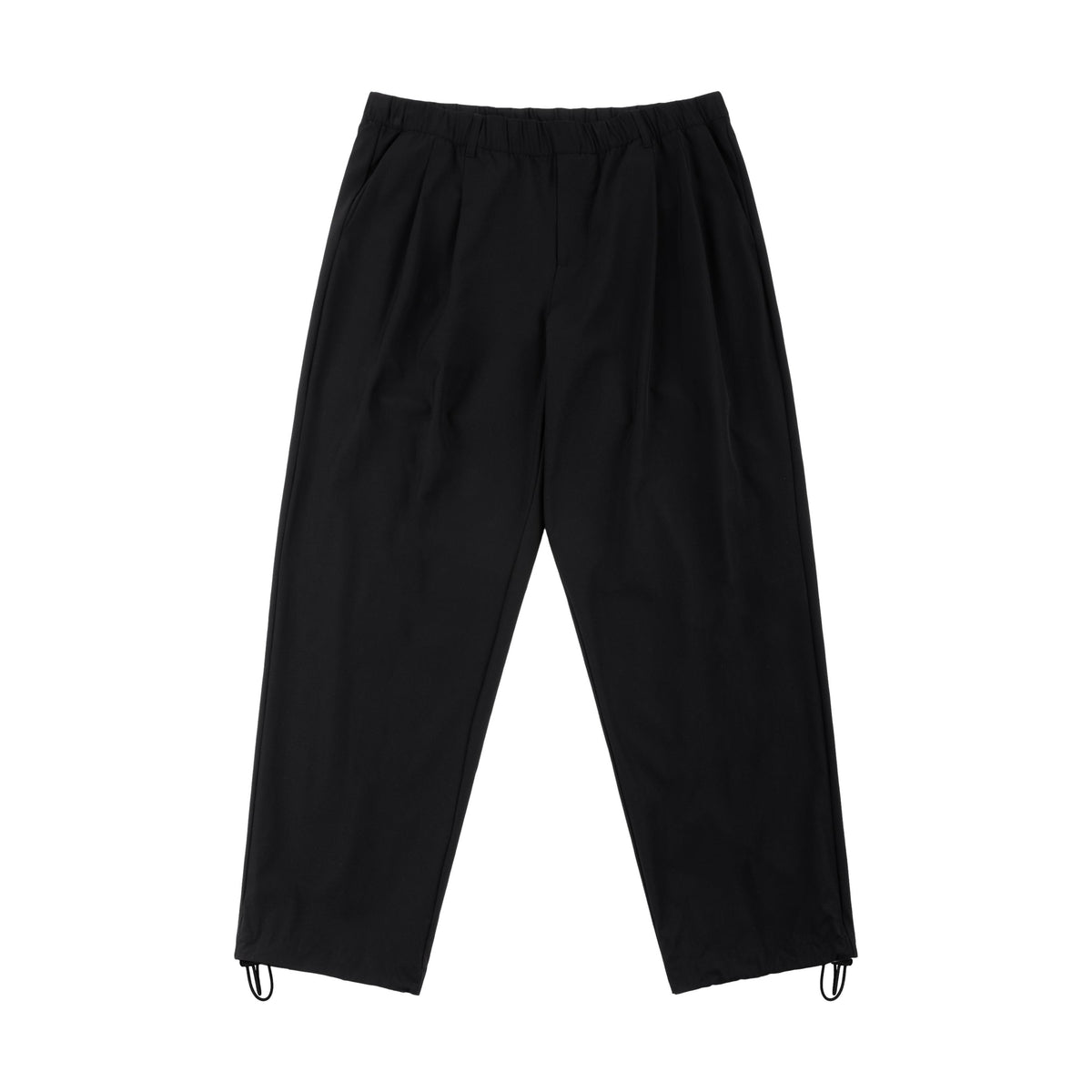 Dime Pleated Nylon Pants Black - Venue Skateboards