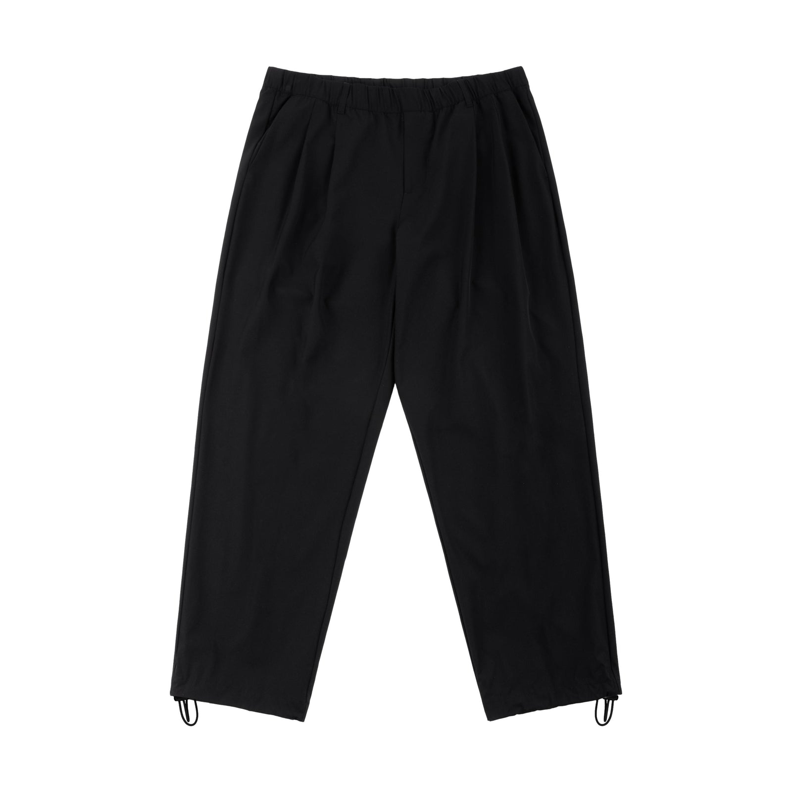Dime Pleated Nylon Pants Black - Venue Skateboards