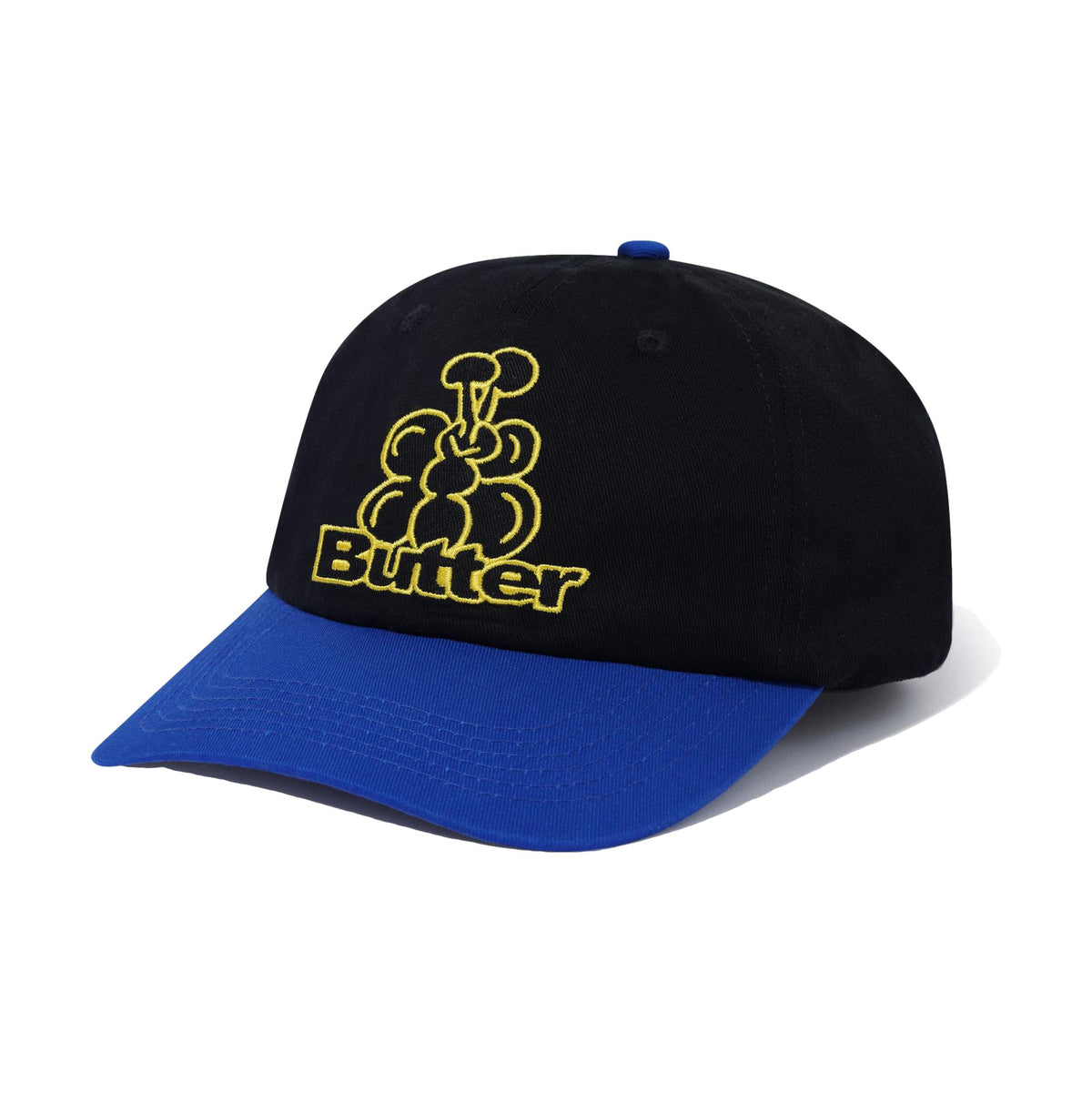 Butter Bugs 6 Panel Cap Blk/Royal - Venue Skateboards