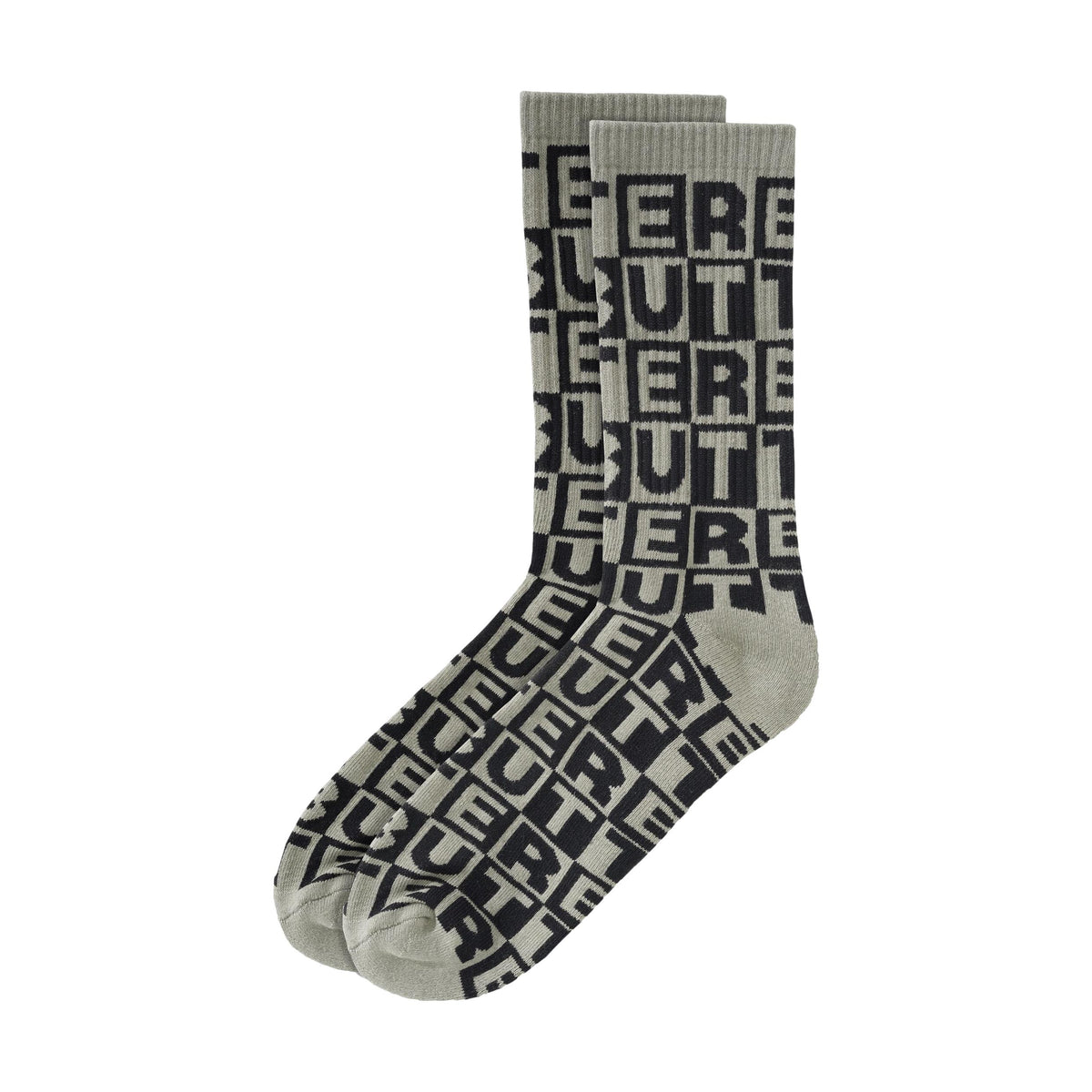 Butter Tile Socks Black - Venue Skateboards