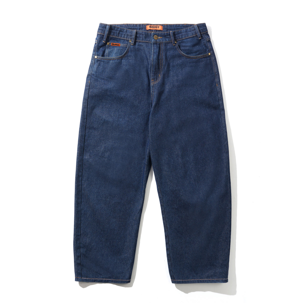 Butter Baggy Denim Jeans Dark Indigo - Venue Skateboards
