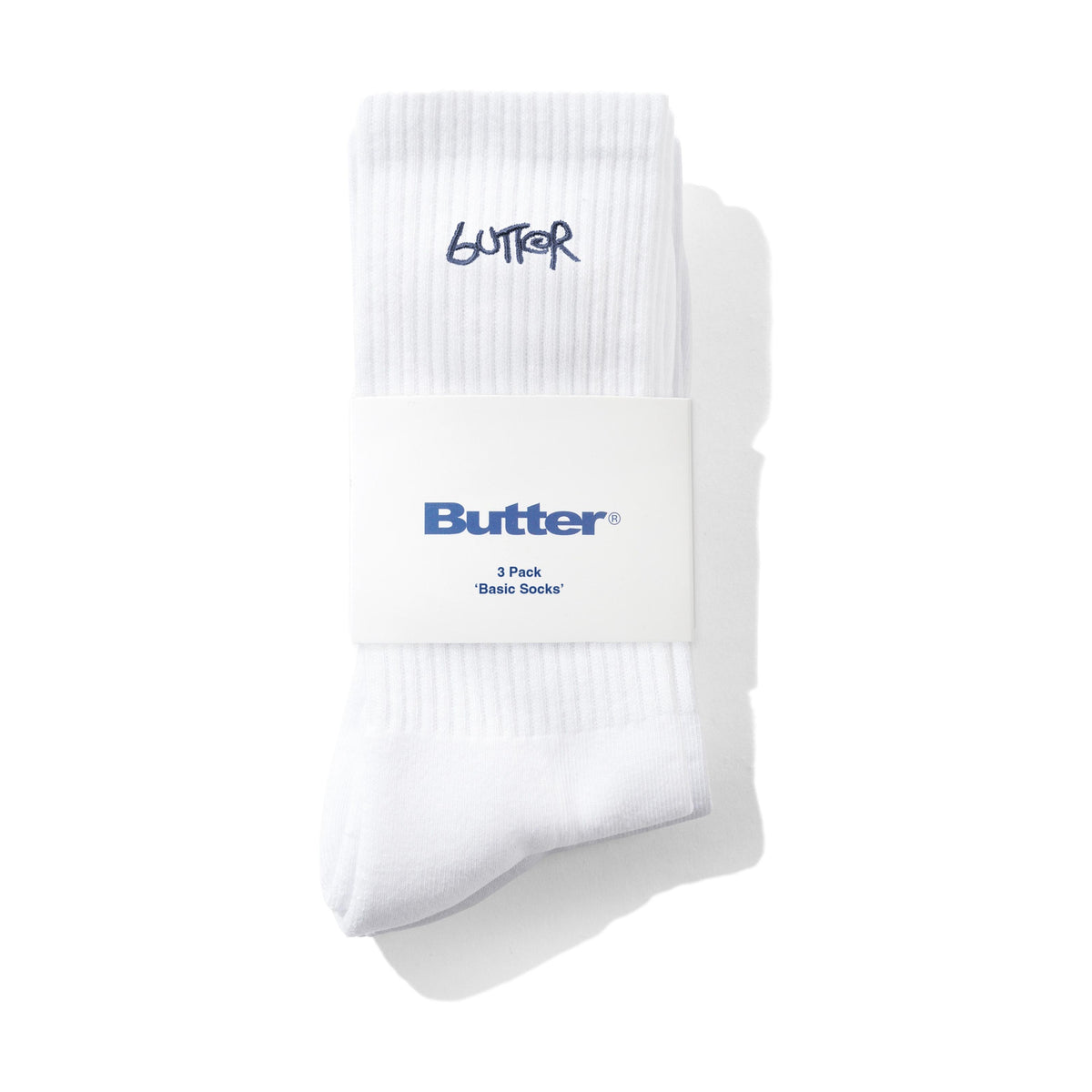 Butter 3-Pack Basic Socks - Venue Skateboards