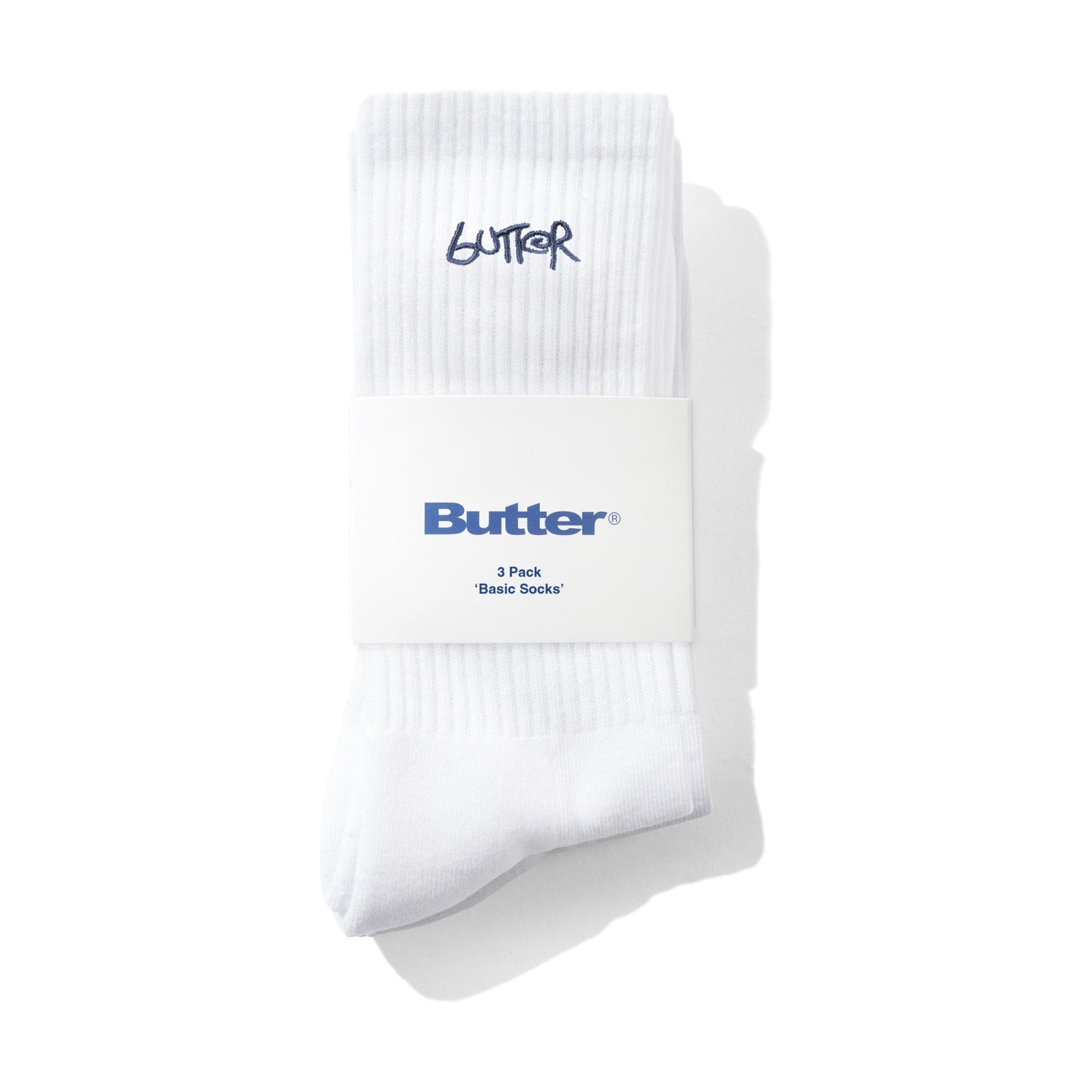 Butter 3-Pack Basic Socks - Venue Skateboards