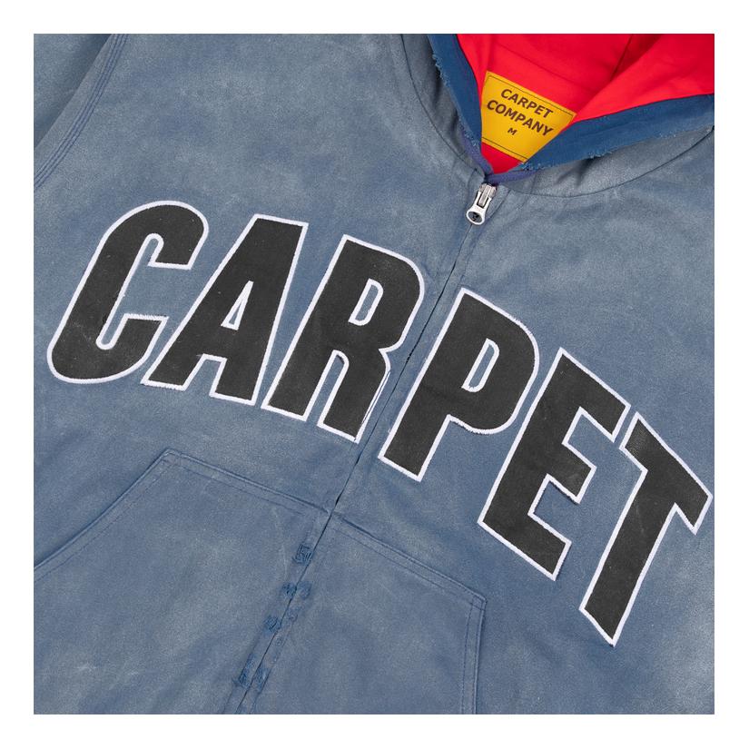 Carpet Company Battered Varsity Work Jacket Blue - Venue Skateboards