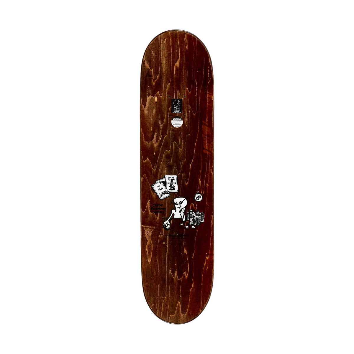 Polar Oskar Rozenberg Poker Face 8.125&quot; Deck - Venue Skateboards