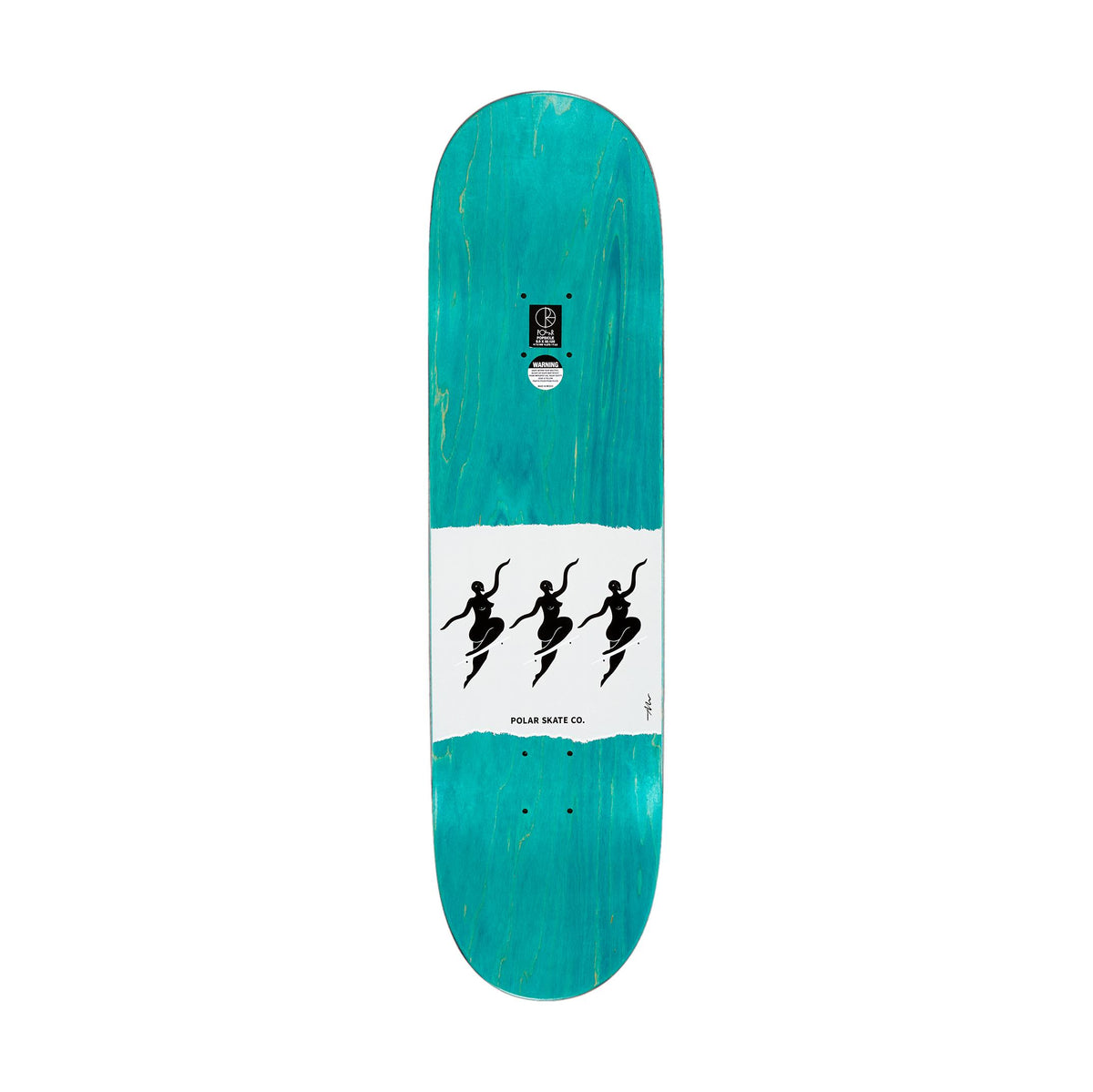 Polar No Complies White 8.5&quot; Deck - Venue Skateboards