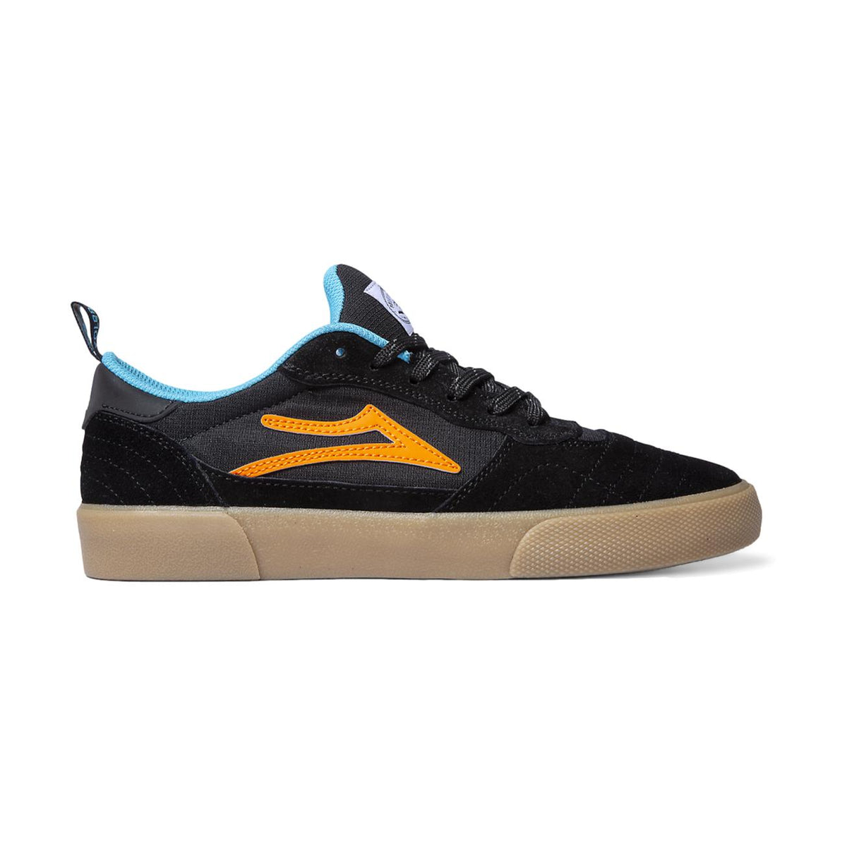 Lakai X Poler Cambridge Black/Multi Suede - Venue Skateboards