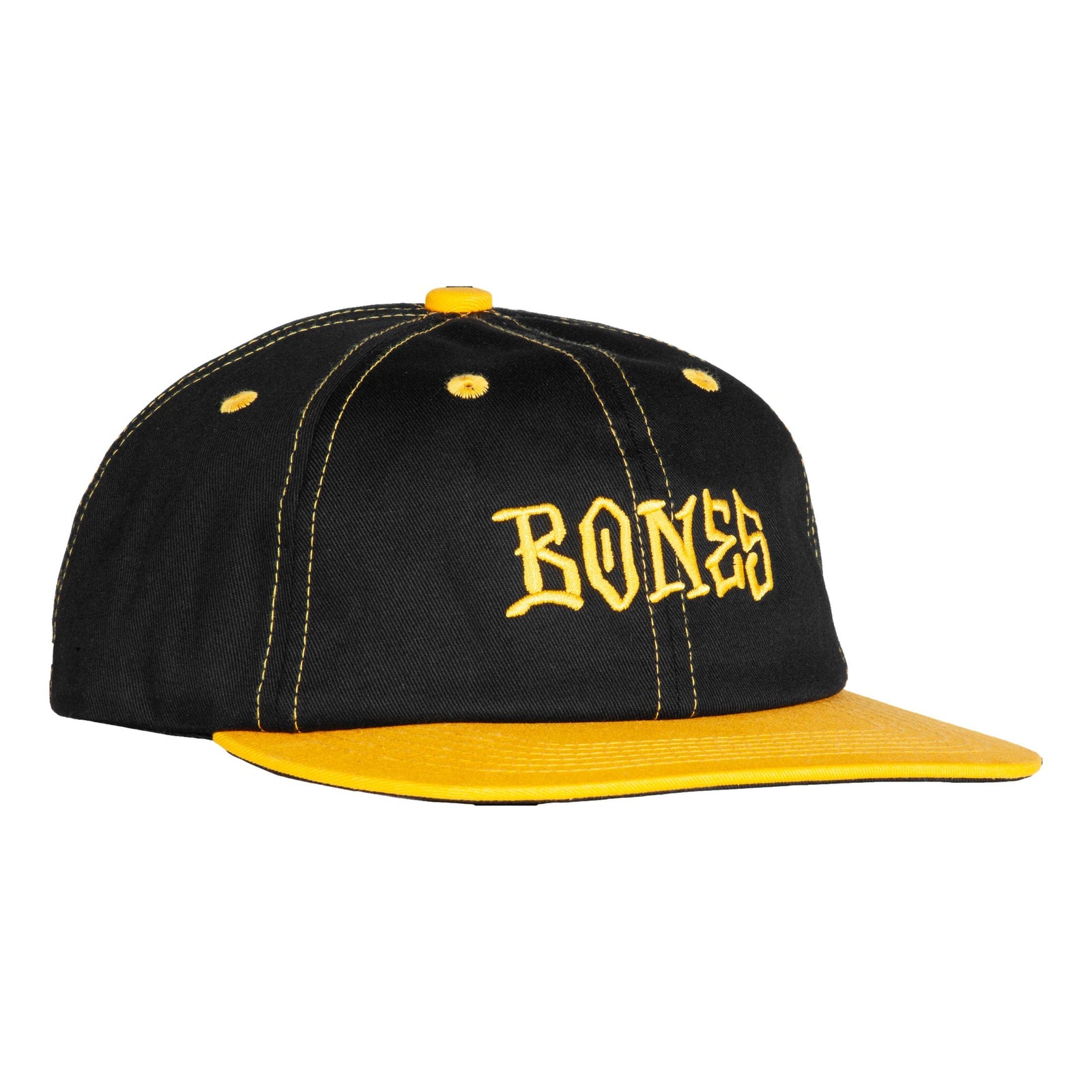 Bones Wheels Low Pro Hat Vato Rat Black/Gold - Venue Skateboards