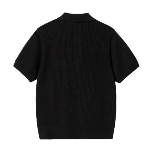 Carhartt WIP Norlina Polo Blk - Small - Venue Skateboards