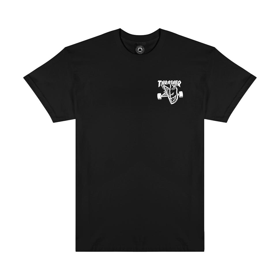 Thrasher X Spitfire Classic Swirl T-Shirt Black - Venue Skateboards