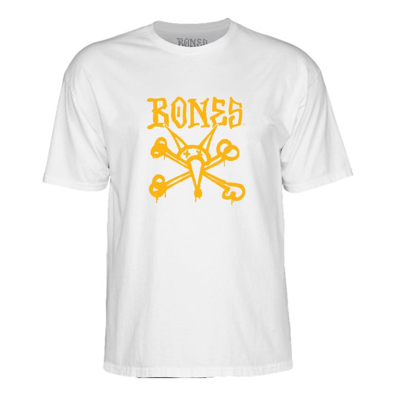 Bones Wheels Vato OP T-Shirt White - Venue Skateboards