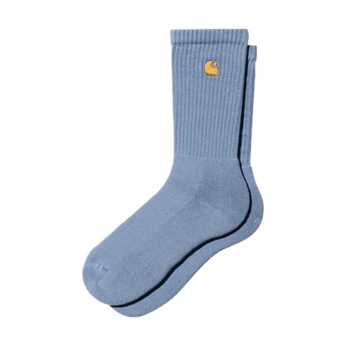 Carhartt Chase Socks Charm Blue/Gold - Venue Skateboards