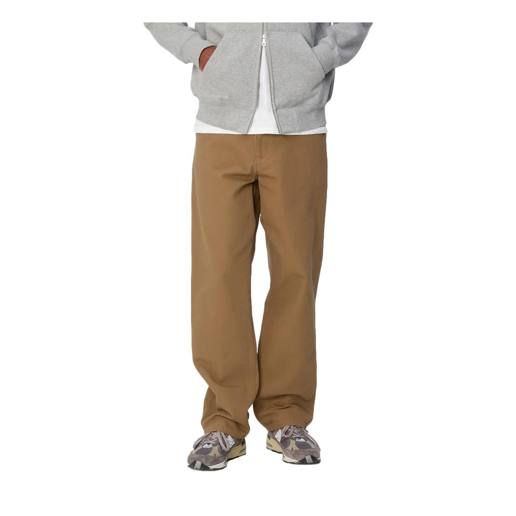 Carhartt WIP Single Knee Pant Hamilton Brown Rinsed - Venue Skateboards