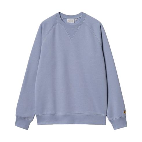 Carhartt WIP Chase Sweatshirt Charm Blue/Gold - Venue Skateboards