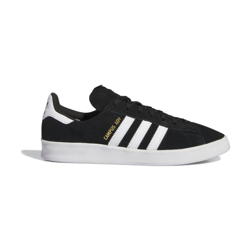 Adidas Campus ADV Skate Shoes Black/White/White - Venue Skateboards Adidas Campus ADV Skate Shoes Black/White/White - Venue Skateboards