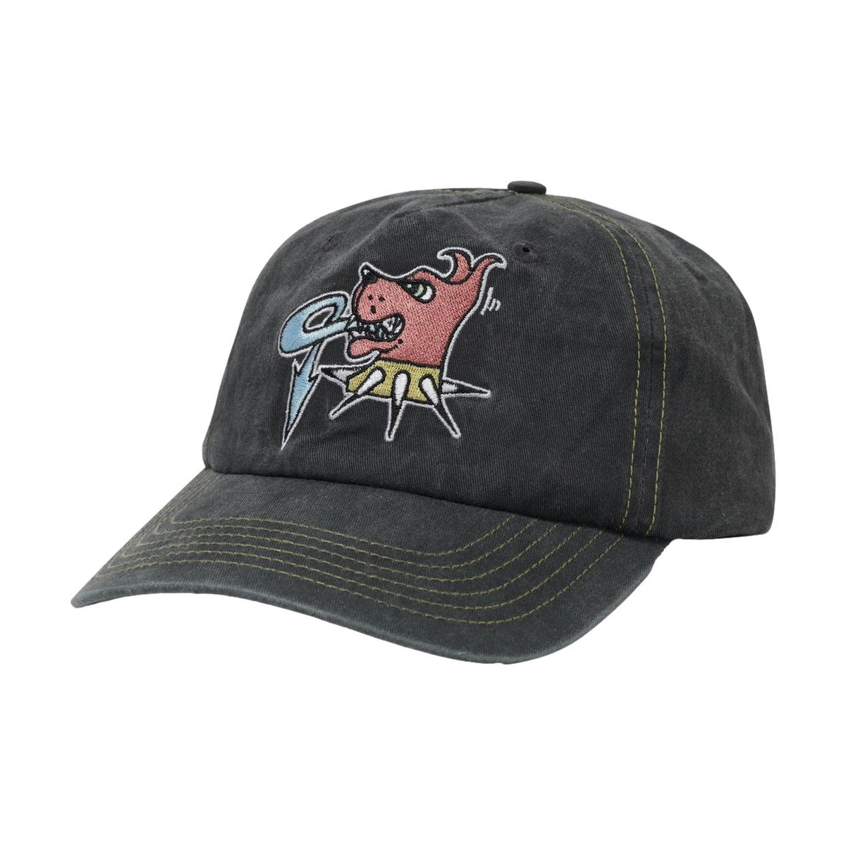 Butter Canine 5 Panel Cap Washed Black