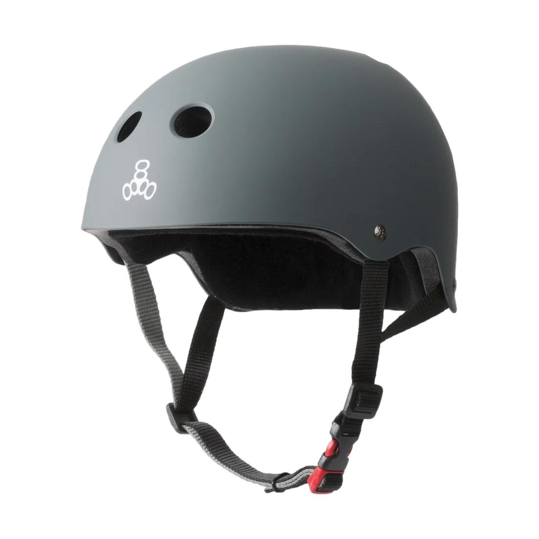 Triple 8 Certified Sweatsaver Helmet Carbon Matte - Venue Skateboards