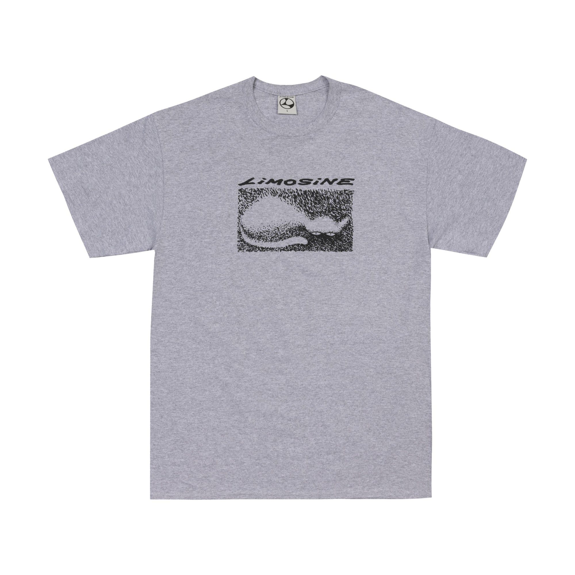 Limosine Cat T-Shirt Sport Grey - Venue Skateboards