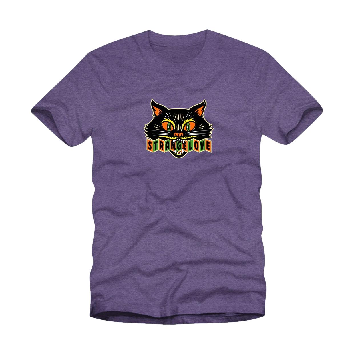 StrangeLove CineCat T-Shirt Heather Purple - Venue Skateboards