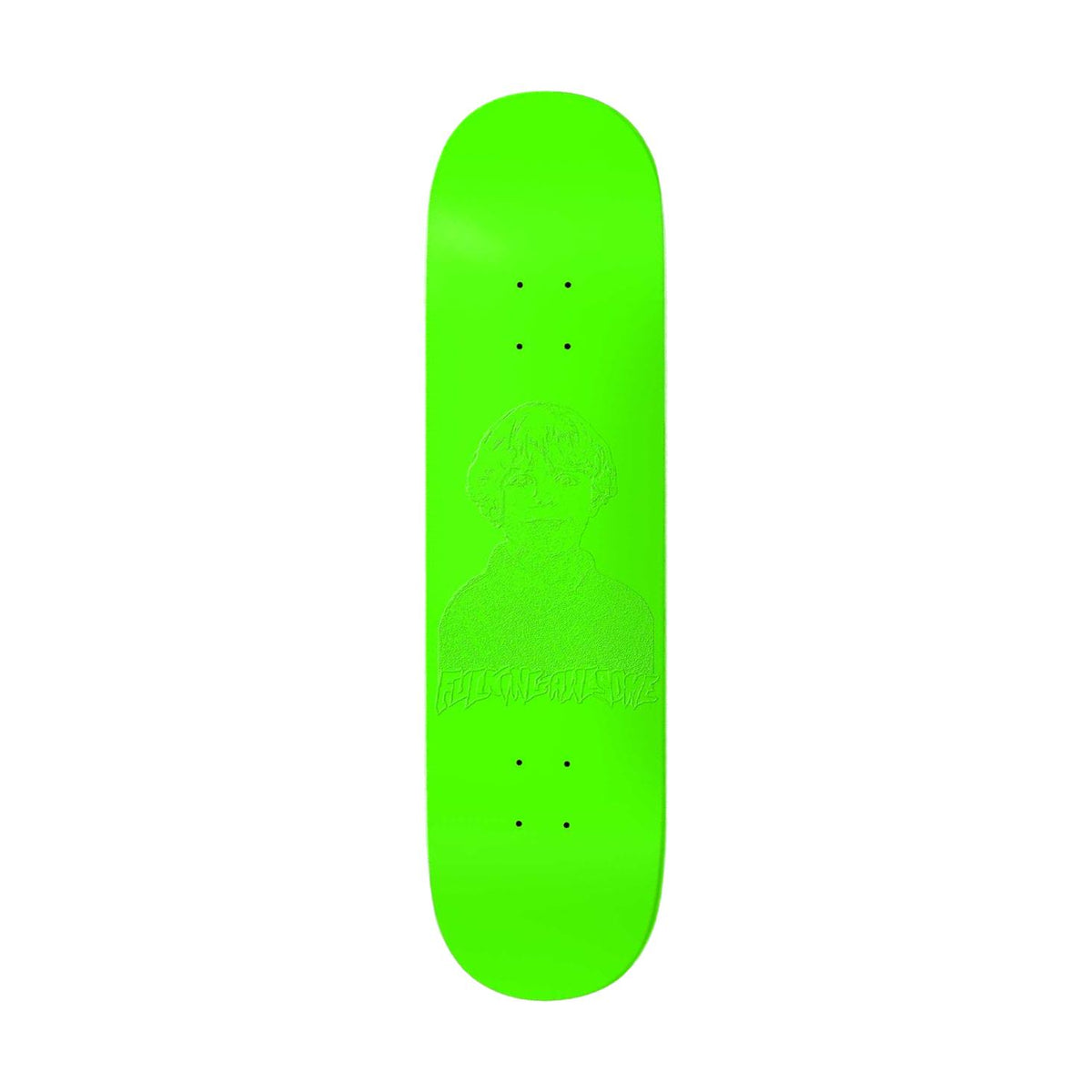 Fucking Awesome Curren Caples Embossed Photo Green 8.25" Deck - Venue Skateboards