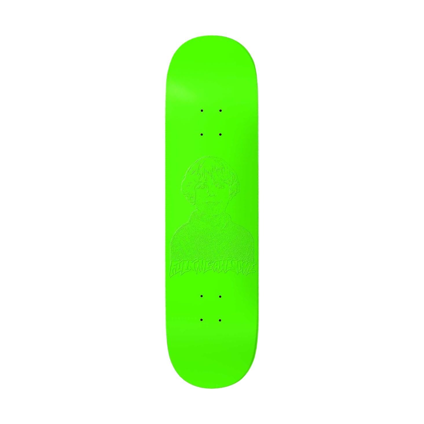 Fucking Awesome Curren Caples Embossed Photo Green 8.25" Deck - Venue Skateboards