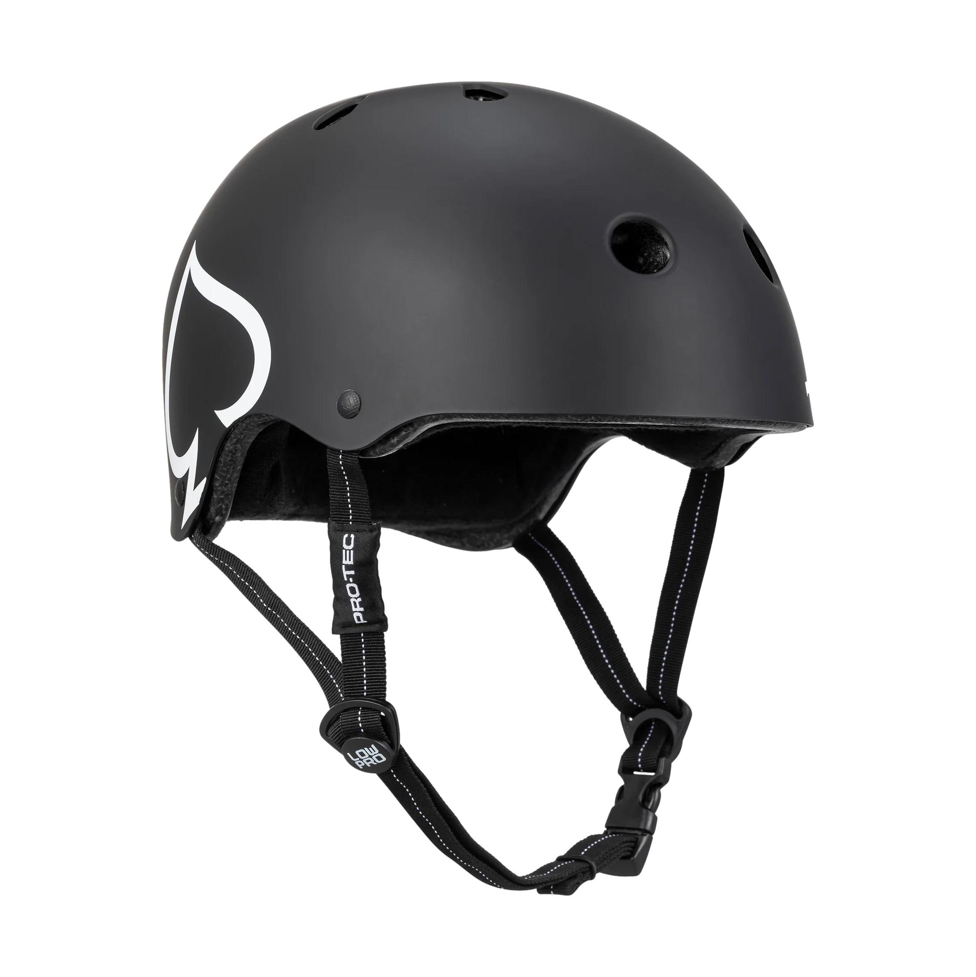 Protec Low Pro CPSC Matte Black Helmet - Venue Skateboards