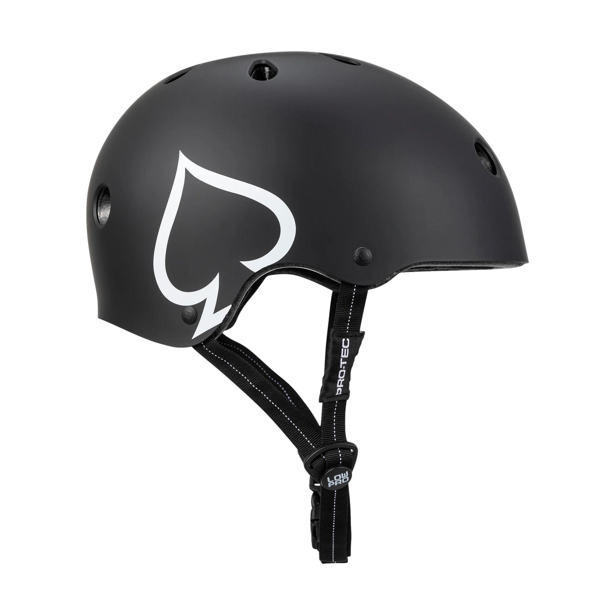 Protec Low Pro CPSC Matte Black Helmet - Venue Skateboards