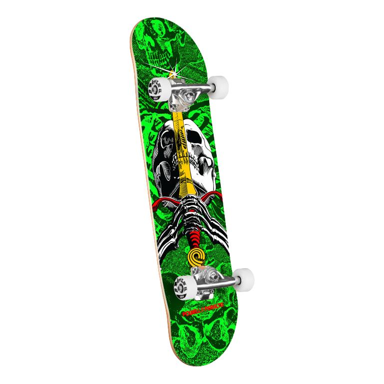 Powell Peralta Skull & Sword Green 8.0" Complete - Venue Skateboards