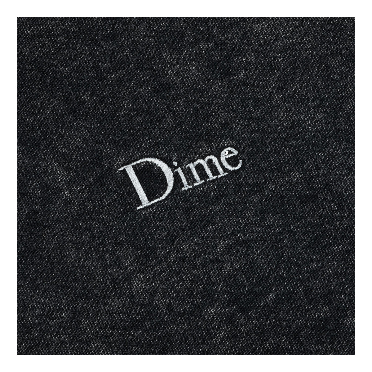 Dime French Terry Crewneck Faded Black - Venue Skateboards