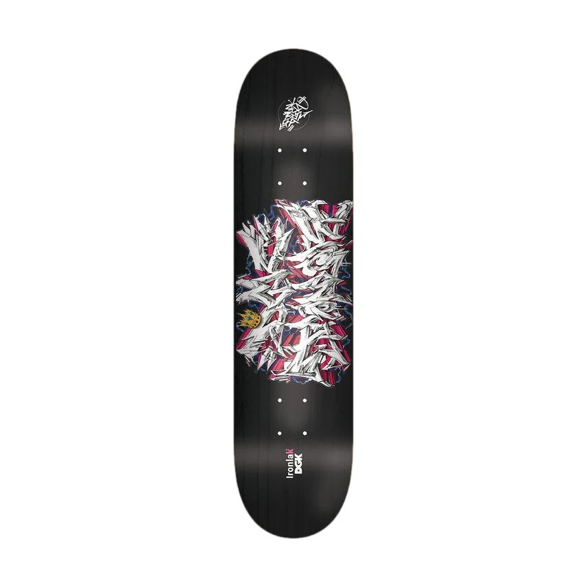 DGK X IRONLAK Volts 8.5" Deck Black - Venue Skateboards