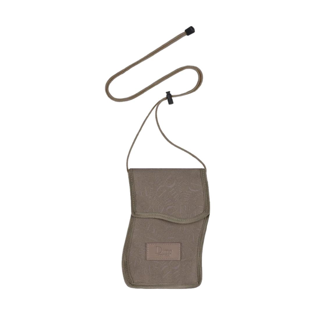 Dime HaHa Neck Pouch Lt. Brown - Venue Skateboards