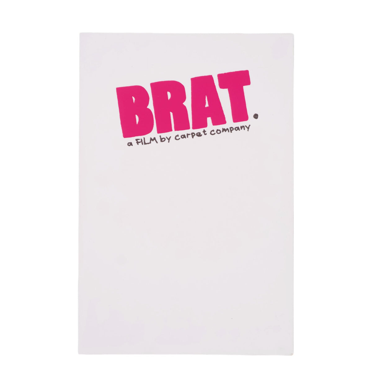 Carpet Company Brat DVD