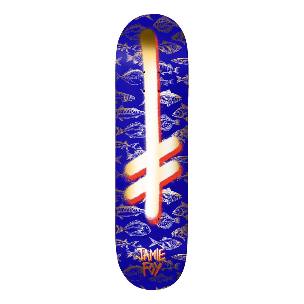 Deathwish Jamie Foy Gang Logo Fishes 8.0&quot; Deck - Venue Skateboards
