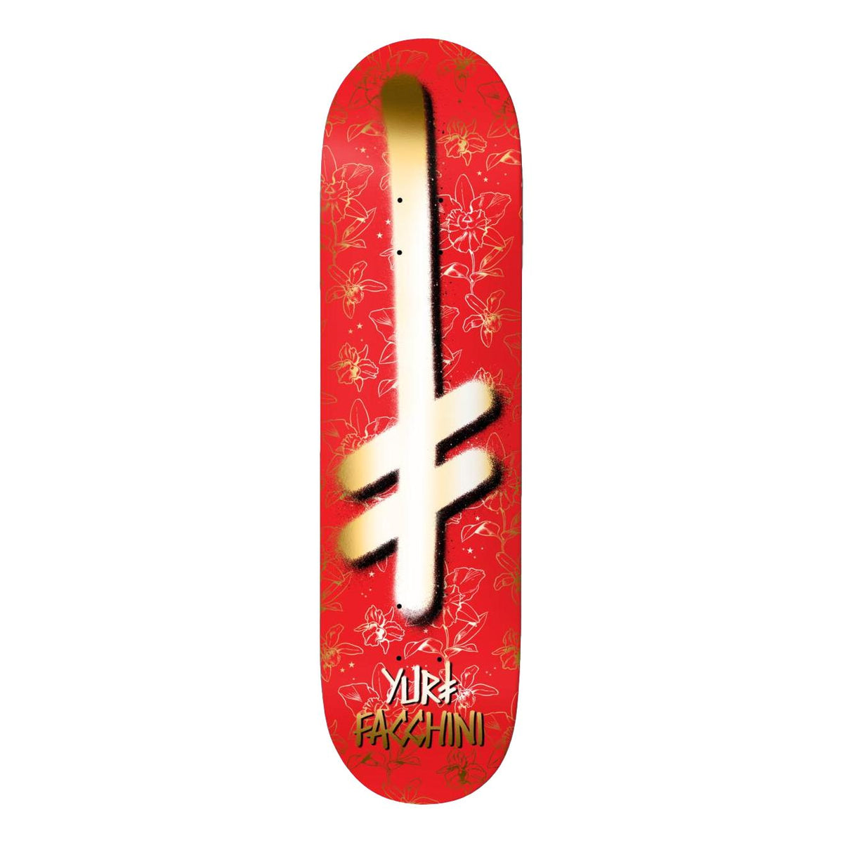 Deathwish Yuri Gang Logo Orchids 8.25&quot; Deck - Venue Skateboards