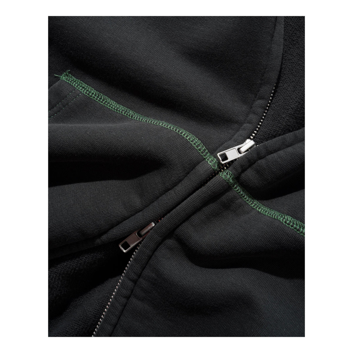 Butter Drummer Zip-Thru Hoodie Washed Black- Venue Skateboards