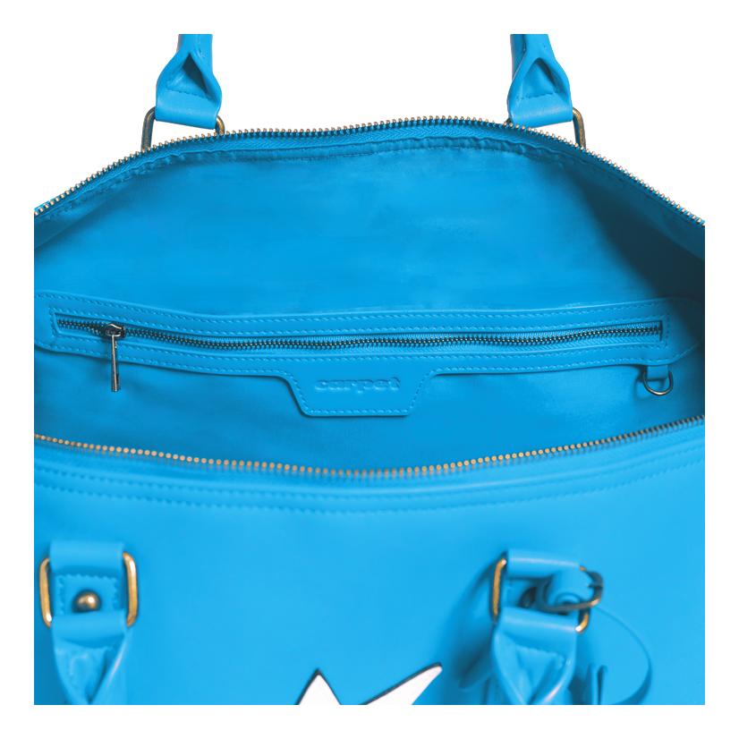 Carpet Vegan Leather Duffle Bag Blue - Venue Skateboards
