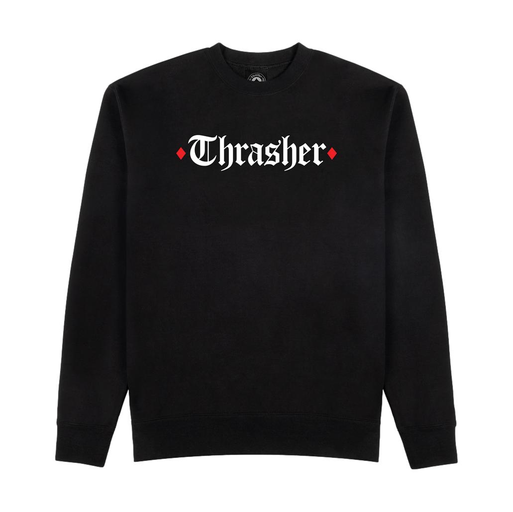 Thrasher X Spitfire The End Oath Crewneck Black - Venue  Skateboards